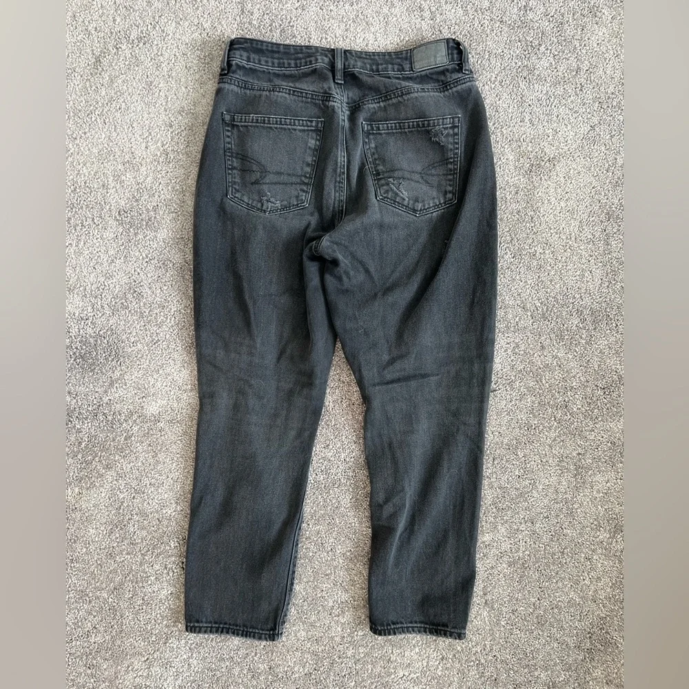 American Eagle Distressed Black Jeans - Picture 2 of 3
